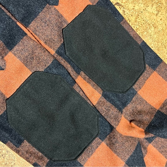 Roark Nordsman Wool Blend Flannel Plaid Classic Fit Shirt In Rust/Charcoal Sz M - Picture 8 of 11